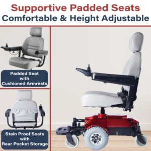 Buy Zip’r Mantis SE Electric Wheelchair with Power Adjustable Seat